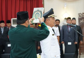 Gubri Lantik Herman Sebagai Pj Bupati Inhil, Pj Gubri Berpesan