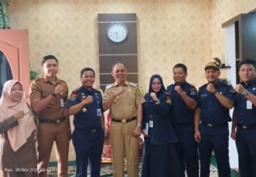 Pj. Bupati H.Herman Terima Kunjungan Kepala UPT.PSDKP dan Kepala Koordinator Pos SAR Tembilahan