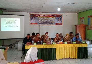 Merencanakan Skala Prioritas Pembangunan TA 2024, Pemdes Taman Sari Gelar Musrenbang Desa