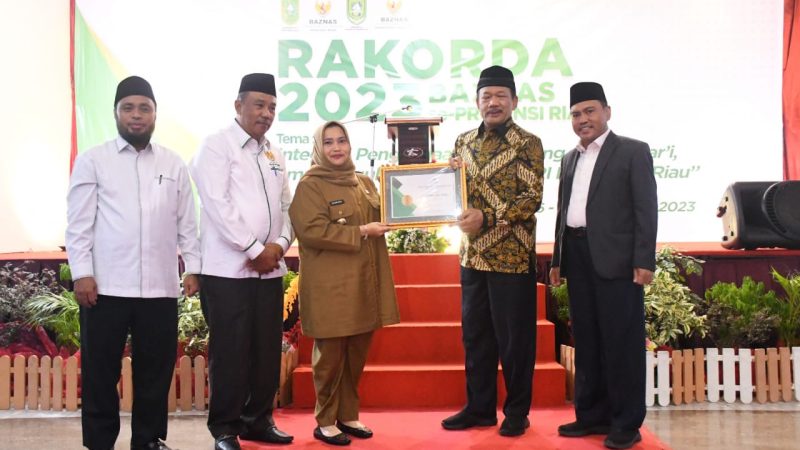 Dihadiri Ketua Baznas RI, Rakorda se-Riau Dilaksanakan di Bengkalis, Bupati Bengkalis Ingin Pengumpulan Zakat Terus Diperluas