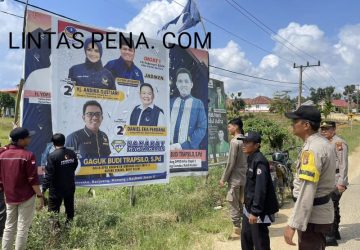 Penertiban APS dan APK di Sejumlah Kecamatan, di Kawal Polres Inhu