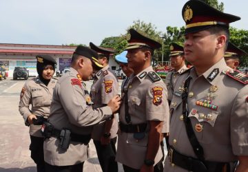 Sertijab Jajaran Polres Inhu, Kapolres: Tingkatkan Dedikasi Bagi Kemajuan Polri