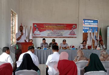 Gelar Musrenbangdes Pertama Diera Kepemimpinannya, Kades Sidoasih M. Ibrahim Minta Support Demi Kemajuan Desa