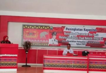 Buka Sosialisasi PAUD HI, Bunda PAUD Lamsel Pinta Seluruh Stakeholder Dorong Pengembangan Anak Usia Dini
