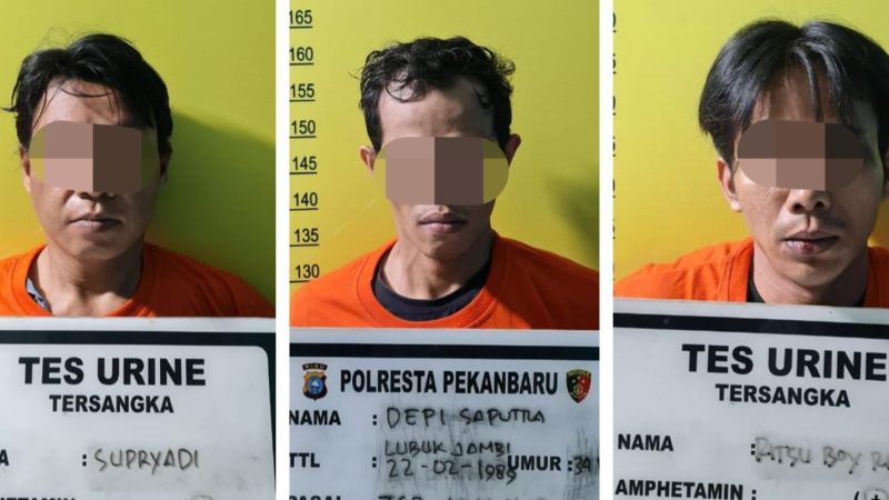 Tim Resmob Jembalang Satreskrim Polresta Pekanbaru Berhasil Tangkap Spesialis Pembobol Minimarket, 3 Pelaku Ditangkap di Tol Pekanbaru
