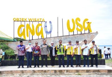 Pj Bupati Kampar Dampinggi Anggota Komisi V DPR RI Dalam Kunjungan Kerja Spesifik Meninjau Penataan Kawasan Candi Muara Takus dan Danau Rusa