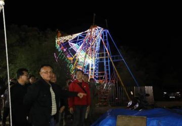 Bupati Nanang Ermanto Keliling Stand Lampung Selatan Expo 2023, Menyapa Pedagang Hingga Pengunjung
