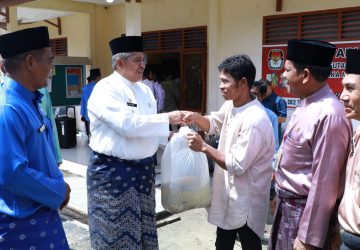 Bujang Kampung di Suka Mulya Dayun Bupati Alfedri Sampaikan Program Smart Kampung