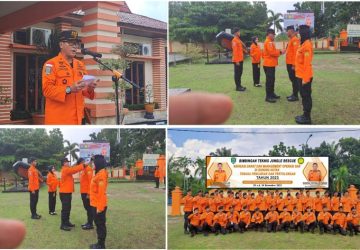 Dirbinga Buka Secara Resmi Bimtek Junggle Rescue SAR Pekanbaru