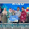 Lomba Pada Harkannas, TP PKK Rohul Raih Juara Umum