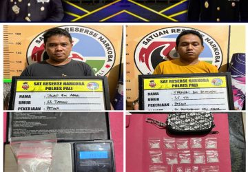 Dua Orang Pengedar Narkotika Jenis Sabu Berhasil Diringkus Satres Narkoba Polres Pali