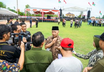 Pj Bupati H Apriyadi Cek Kesiapan Lapangan, Tabliq Akbar Bersama H Rhoma Irama