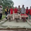 Akses Jalan ke Wisata Pantai Agro Mulai Dicor Beton Oleh Pemdes Legundi