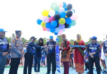 Buka Kejuaraan Sepatu Roda Piala Bupati Siak 2023 Bupati Alfedri Sebut Anak-Anak Siak Cinta Olahraga Sepatu Roda