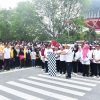 Ribuan Masyarakat Tumpah Ruah Ikuti Jalan Sehat HUT Korpri