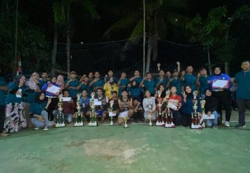 Penutupan Olaraga Volly Ball Camar Cup Pekan Tua Inhil Berjalan Sukses