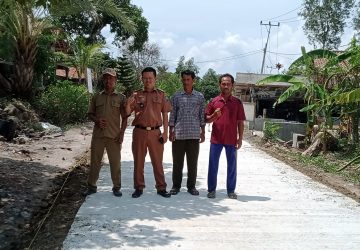 Ruas Jalan Ruguk-Legundi Selesai Dicor, Pemdes Ruguk dan Warga Ucapkan Terima Kasih Pada Bupati Nanang Ermanto