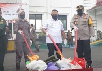 Bupati Lampung Selatan Apresiasi Kinerja Kejari Musnahkan Barang Bukti Tindak Pidana Umum