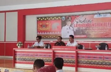 Sekda Thamrin, Membuka Sosialisasi Layanan Pensiun Pegawai Negeri Sipil Tahap II