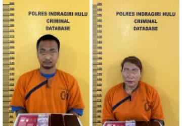 Pasutri Diringkus Satres Narkoba Polres Inhu