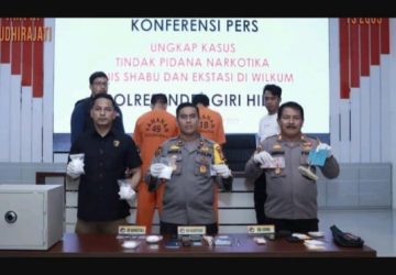 Polres Inhil Berhasil Ringkus dua Pengedar Narkotika di Kritang
