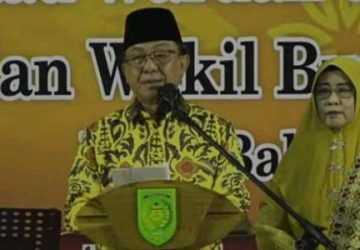 Suasana Haru Iringi Malam Tahniah Purna Tugas Bupati dan Wakil Bupati Inhil