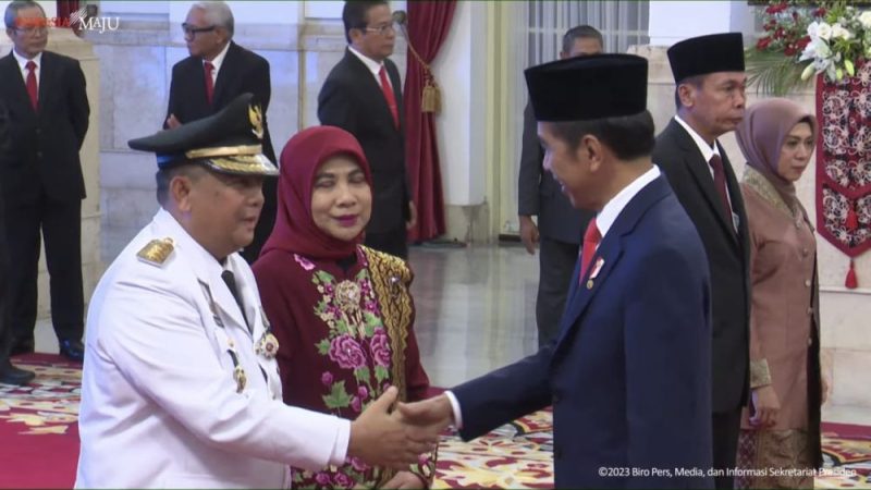 Presiden Jokowi Lantik Edy Natar Nasution Jadi Gubernur Riau