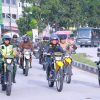 Pj Wali Kota Pekanbaru Gelar Patroli Bermotor Meninjau Perayaan Natal 2023