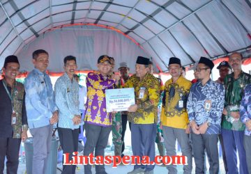 Baznas Salurkan 1 Ton Beras Untuk Masyarakat Terdampak Banjir Kepada 7 Desa di Kecamatan Bantan