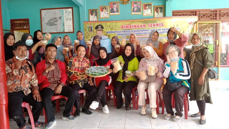 Pelatihan Produk Olahan Rumput Laut Sukses Digelar, Siti Maimunah Ucapkan Terimakasih Pada Disperindag Provinsi Lampung