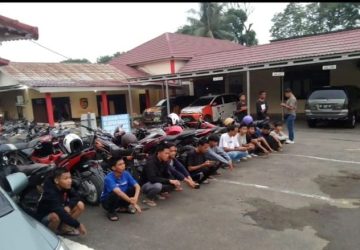 Polres Muara Enim Amankan Remaja Terlibat Balap Liar di Trans Sosial Desa Karang Raja