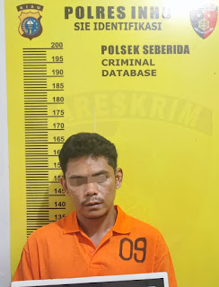 Satu Orang Pengedar Sabu Diringkus Polsek Seberida di Simpang Empat Belilas