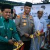 Kapolrestabes Makassar Lakukan Serah Terima Sumur Bor ke Pengurus Mesjid Jami Nurul Hidayat