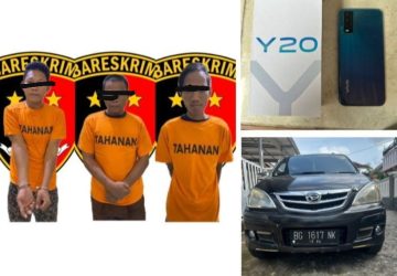 Reskrim Polsek Babat Toman dan Tim Srigala Reskrim Polres Muba Berhasil Tangkap Terduga Pelaku Pencurian Dengan Kekerasan di Desa Toman