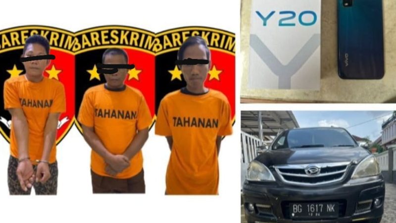 Reskrim Polsek Babat Toman dan Tim Srigala Reskrim Polres Muba Berhasil Tangkap Terduga Pelaku Pencurian Dengan Kekerasan di Desa Toman