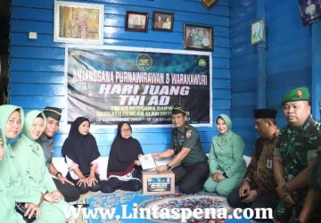 Sempena Hari Juang TNI AD, Dandim 0303 Bengkalis Anjangsana ke Veteran dan Warakawuri
