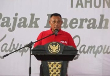 Bupati Lamsel Hadiri Bulan Bakti PBB-P2 dan Pemberian Penghargaan Pemungutan PBB Tahun 2023