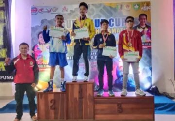 Atlet Pertina Lamsel Berhasil Menoreh Prestasi Dalam Kejuaraan Tinju Amatir Gubernur Cup se-Sumbagsel