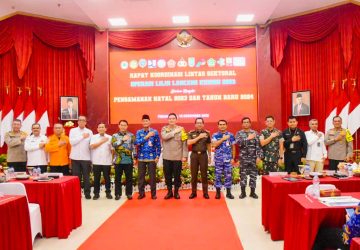 Sekda Kampar Ikuti Rakor Pengamanan Nataru 2023-2024 Bersama Kapolda Riau