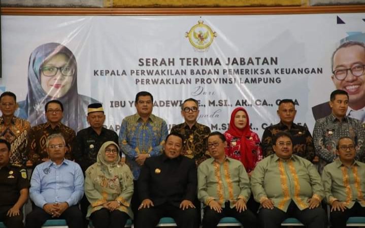 Bupati Lampung Selatan Hadiri Sartijab Kepala BPK Republik Indonesia Perwakilan Provinsi Lampung