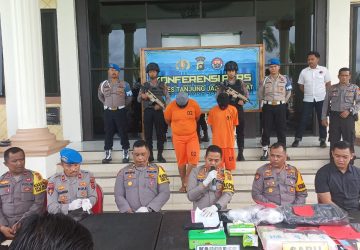 3 Kg Sabu, 2 Orang Tersangka Diamankan Polres Tanjab Barat