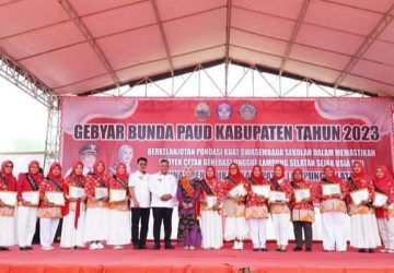 Bupati Nanang Ermanto Hadiri Gebyar Bunda PAUD Lamsel Tahun 2023