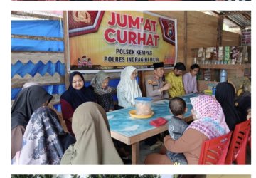 Cooling System Pemilu Damai 2024, Jajaran Polsek Kempas Laksanakan Kegiatan Jumat Curhat Bersama Warga
