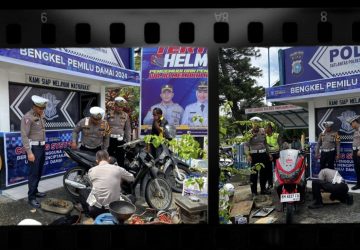 Gebrakan Terinovatif Satlantas Polres Inhu Laksanakan Program Bengkel Pemilu Damai