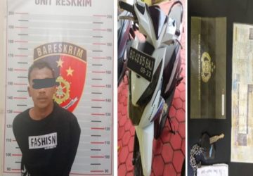 Polsek Sekayu Amankan Pelaku Pencurian Sepeda Motor