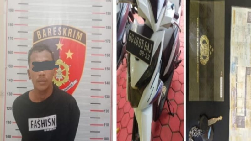 Polsek Sekayu Amankan Pelaku Pencurian Sepeda Motor