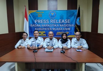 Press Release Akhir Tahun 2023 BNN Kabupaten Muara Enim