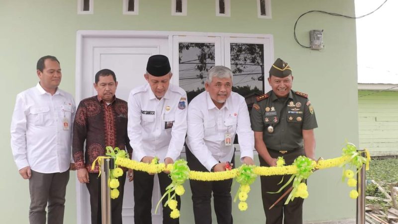 Sekda Hadiri Serah Terima Rumdis Kodim 0419/Tanjab Barat