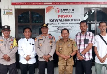 Kapolsek Tanah MerahMelaksanakan Monitoring ke Kantor Bawaslu