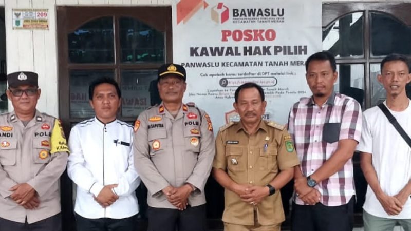 Kapolsek Tanah MerahMelaksanakan Monitoring ke Kantor Bawaslu